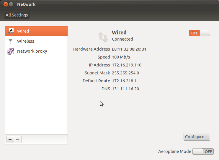 eduroam Ubuntu 11.10 config