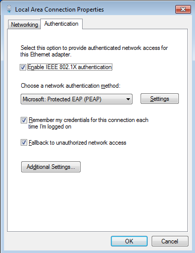 wired eduroam setup